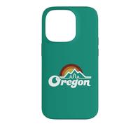 Oregon Vintage Outdoors Mountain Pine Trees Retro Sunset Case for iPhone 14 Pro