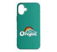 Oregon Vintage Outdoors Mountain Pine Trees Retro Sunset Case for iPhone 16 Plus