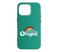 Oregon Vintage Outdoors Mountain Pine Trees Retro Sunset Case for iPhone 16 Pro