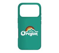 Oregon Vintage Outdoors Mountain Pine Trees Retro Sunset Case for iPhone 17 Pro