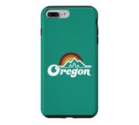 Oregon Vintage Outdoors Mountain Pine Trees Retro Sunset Case for iPhone 7 Plus/8 Plus