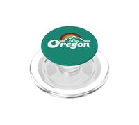 Oregon Vintage Outdoors Mountain Pine Trees Retro Sunset PopSockets PopGrip for MagSafe