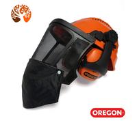 OREGON Waipoua Chainsaw Safety Helmet Combination. Earmuffs & Mesh Visor. 562413