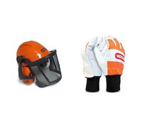 Oregon Waipoua Professional Chainsaw Safety Helmet | with Protective Ear Muff and Mesh Visor, Hard Hat Safety Protection Equipment