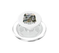 Oregon Watercolor Landscape Pacific Northwest Nature Design PopSockets PopGrip for MagSafe