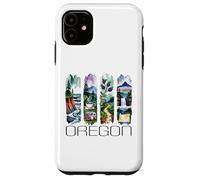 Oregon Watercolor, Pacific Northwest, Oregon Mountains Case for iPhone 11