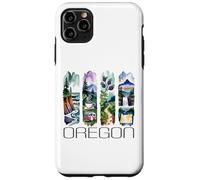 Oregon Watercolor, Pacific Northwest, Oregon Mountains Case for iPhone 11 Pro Max