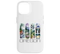 Oregon Watercolor, Pacific Northwest, Oregon Mountains Case for iPhone 14