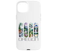 Oregon Watercolor, Pacific Northwest, Oregon Mountains Case for iPhone 15 Plus