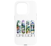 Oregon Watercolor, Pacific Northwest, Oregon Mountains Case for iPhone 15 Pro