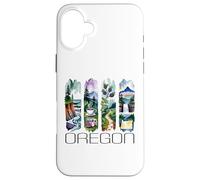 Oregon Watercolor, Pacific Northwest, Oregon Mountains Case for iPhone 16 Plus