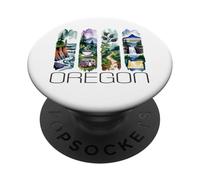 Oregon Watercolor, Pacific Northwest, Oregon Mountains PopSockets Adhesive PopGrip