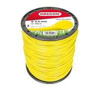 Oregon Yellow Round Strimmer Line Wire for Grass Trimmers and Brushcutters, Professional Grade Nylon, Fits Most Strimmers, 2.4 mm x 264 m (69-365-Y)