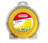 Oregon Yellow Square Strimmer Line/Wire for Grass Trimmers and Brushcutters, 4.5 mm x 21 m