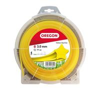 Oregon Yellow Star Shaped Strimmer Line Wire for Grass Trimmers and Brushcutters, Five Cutting Edges for Clean Finish, Professional Grade Nylon, Fits All Standard Strimmers, 3mm-71m ( 69-460-Y)