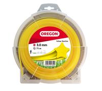 Oregon Yellow Star Shaped Strimmer Line Wire for Grass Trimmers and Brushcutters, Five Cutting Edges for Clean Finish, Professional Grade Nylon, Fits All Standard Strimmers, 3mm-71m ( 69-460-Y)