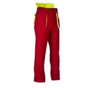 Oregon Yukon Chainsaw Protective Trousers, Protection Type A Class 1, Red, Size Small (EU 42-44)