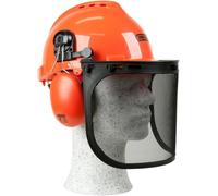 OREGON Yukon Chainsaw Safety Helmet with Protective Ear Muff and Mesh Visor (56