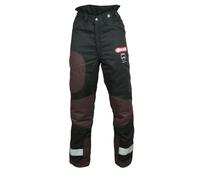 Oregon Yukon + Type A Class 1 (20 m / s) Chainsaw Protective trousers for Sawing, Black, Size S (EU 42-44)
