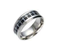 orehugaf Rings Ring Jewellery Women Men Cross Ring Men Women Christian Jesus Christ Couple Rings Jewelry For Lover 11 Blacksilver