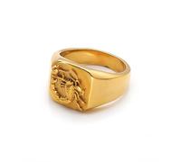 orehugaf Rings Ring Jewellery Women Men Gold-Color Gothic Style Punk Scorpion Male Retro Ring Scorpion Pattern Rings For Men Jewelry 8 Xr960