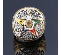 orehugaf Rings Ring Jewellery Women Men Men'S And Women'S Five-Pointed Star Ring With Epoxy And Diamonds, Size 13, As Shown In The Picture 07108