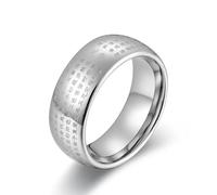 orehugaf Rings Ring Jewellery Women Men Men'S Carbide Chinese Heart Sutra Engraved Buddhist Ring Band 10 Silver