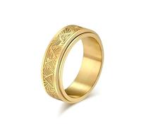 orehugaf Rings Ring Jewellery Women Men Relieve Stress Eye Of Horus Spinner Ring For Men Women Ancient Egypt Fidgety Anxiety Ring Worry Anxious Rings 9 Gold