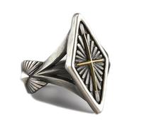 orehugaf Rings Ring Jewellery Women Men Retro Creed Series Golden Cross Ring For Men Silver Color Punk Gothic Adjustable Ring Unisex Jewelry Accessories