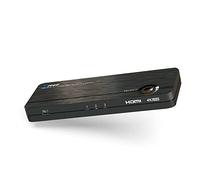 OREI 3 Port KVM Switch 4K@60Hz, 1 USB-C DP Input, 2 HDMI Inputs & 4 USB 2.0 Ports to Connect Flash Drives, Printers and Keyboard-Mouse (UKM-301C)