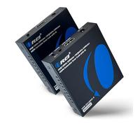 OREI 4K @ 120hz HDMI Over Ethernet Extender Balun - UltraHD 4:4:4 Over Single CAT6/7 Cable with HDR, & IR Control, RS-232 - Up to 100 Ft with CAT6/7 Audio L/R Out (UHD-EX120HZ-K)