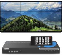 OREI 4K 3x3 HDMI Video Wall Controller Processor Display Upto 1080p Output - 2x2, 1x2, 1x4, 1x3, 2x3, 3x2, 2x4, 4x2 Supports 180 Degree Rotate RS-232 Audio Extraction (UHD-19VW)