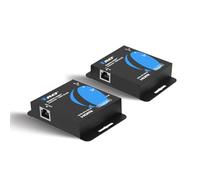 Orei 4K HDMI Extender Balun UltraHD 4K@60Hz 4:4:4 Over Single CAT6/7 Cable with HDR & IR Control-Ethernet Cable Up to 165 ft-Power Over Cable
