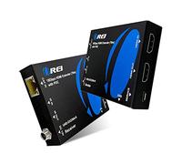 OREI 4K HDMI Extender Over Ethernet, Extender Balun Over Cat6/Cat7 with Audio Extractor Optical IR up to 230 Feet - Loop Out - 4K@60hz Full UltraHD Signal - Low Latency - Full Support