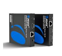 OREI 4K HDMI Extender Over IP CAT6 4K@60Hz One to Many Upto 500 Feet, Loop Out - Send to Multiple Location Over 1G Switch (UHD-EXM500-K)