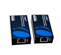 OREI 4K HDMI Over Ethernet Extender Balun - UltraHD 4K @ 60Hz 4:4:4 Over Single CAT6/7 Cable with HDR, & IR Control, RS-232 - Up to 230 Ft with CAT6- Loop Out - Audio Out (UHD-IPC230-K)