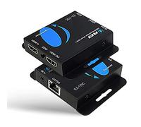 OREI 4K HDMI over Ethernet Extender Over CAT5/CAT6/CAT7, with IR Upto 164 Feet - Loop Out - 4K @ 30Hz 1080P Full HD Signal Distribution (EX-170C)