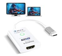 OREI 4K SplitXtend USB-C to HDMI Adapter 4K@60Hz with Video Switch