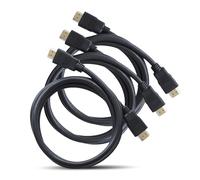 OREI 6FT HDMI Cable 3-Pack - High-Speed HDMI Cable for 4K, 3D, Ethernet, ARC, and 1080p - Compatible with Roku, Blu-ray, Xbox, PS3