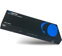 OREI 8K HDMI Splitter 1 in 4 Out, 1 x 4 Duplicate/Mirro Screen with Audio Extractor UltraHD Supports Upto 4K @ 120Hz IR EDID HDCP 2.3 for PS5, Xbox, NVIDIA (BK-104A)
