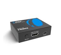 OREI eARC/ARC HDMI 2x1 Audio Switch - Connect One Soundbar/AV Receiver to Two eARC TVs, Supports Dolby Atmos, DTS:X, TrueHD, 32-Channel Audio, Auto/Manual Switching, Heavy-Duty Metal Housing