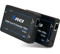 OREI HDMI Over Ethernet Extender with CAT5/CAT6, Upto 330 Feet - HDMI Loop Out - 1080P Full HD Signal Distribution with Support for one to Many Connection.