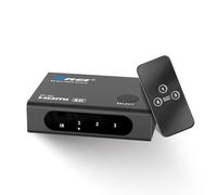 OREI HDMI Switcher with 4K @ 120Hz 4:4:4 / 8K @ 60Hz 4:2:0 - HDR10+, VRR, ALLM, QFT - 48Gbps Bandwidth - HDMI Switch with Remote Control - Perfect for Gaming with PS5/Xbox