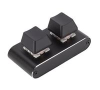 Oreilet 2 Key Mini Keypad, Programmable Keyboard USB Red Switch, Mechanical Gaming Keypad Custom Shortcut Macro Keys for Accounting Working or Rhythm Games