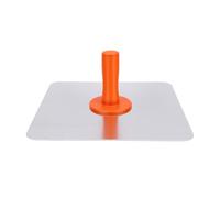 Oreilet 2 Pcs Aluminum Alloy Plaster Hawk, 11.81in Masonry Hawk with Grip Handle, Home Paint Finishing Plastering Mortar Board Holder Mud Tray for Drywall, Cement