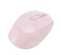 Oreilet 2025 Upgraded Wireless BT Mouse, 2.4G & BT Dual Mode Rechargeable Silent Slim Laptop Mouse with 800 1200 1600DPI Adjustable, Portable Computer Mice for Laptop Desktop Tablet (Pink)