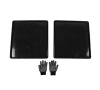 Oreilet 2PCS Dog Crate Tray Replacement, Replacement Tray for Dog Crate Pans, Plastic Cage Bottom Pan Bottom Liner Trays for Pet Kennel, Easy to Clean, 22.83x21.65in