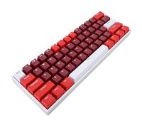Oreilet 3 Mode Wireless Mechanical Keyboard, BT 2.4Ghz Wired RGB Gaming Keyboard with Switch, Compact 61 Keys Computer Keyboard for Work and Gaming (Red)