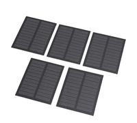 Oreilet 5 Pcs Micro Solar Panel, 0.5W Monocrystalline Mini Solar Cell Panel, Easy to Assemble, Cells Charger, for Electronic Device,