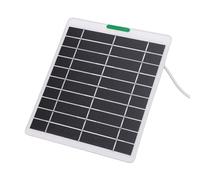 Oreilet 5W Solar Panel for Pro 5S Surveillance Camera, Outdoor Solar Panel with 3 Pin Interface, Wall Mounting SolarPanel Security Camera Doorbell (White)